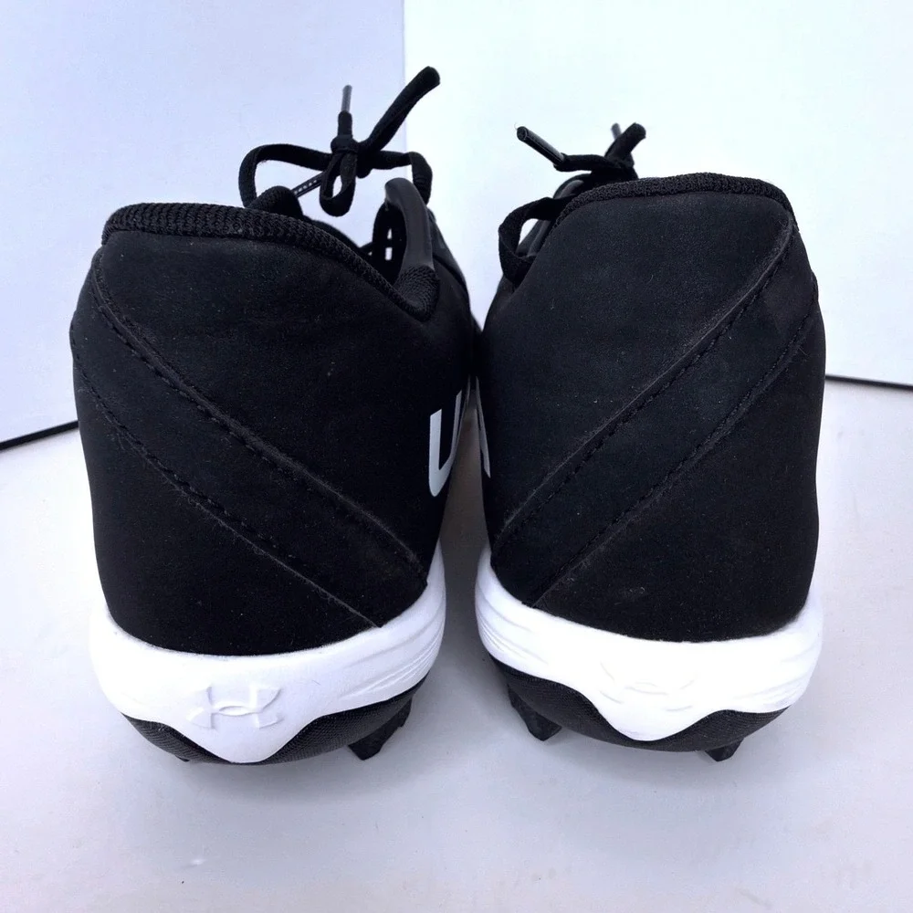 Under Armour Leadoff Low RM Youth Baseball Cleats Black White 3026607001 Size 5Y